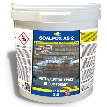 Barrière anti-humidité et anti-salpêtre - SCALPOX AS 2